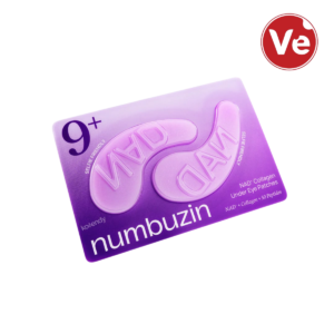 Numbuzin, No.9 NAD+ Collagen Under Eye Patch, შეშუპების საწინააღმდეგო თვალის პატჩები, 5 წყვილი