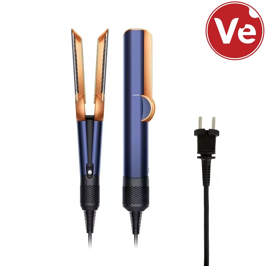Airstrait straightener (Prussian Blue/Rich Copper) / თმის გასასწორებელი ლურჯი