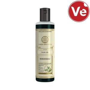 Khadi Natural Bhringraj Hair Oil / ბრინგრაჯის თმის ზეთი – 210 მლ