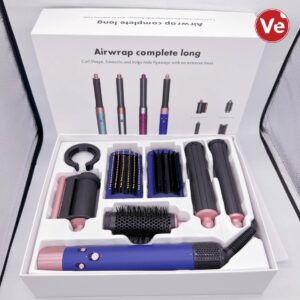 Hair Styling Brush & Air Styler - თმის მრავალფუნქციური & პროფესიონალური ფენი-სტაილერი HS 05 HS 08 - ლურჯი