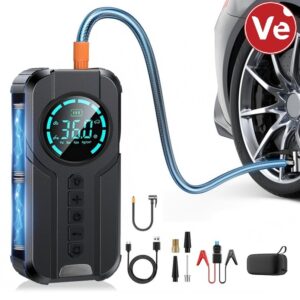 პორტატული ჰაერის კომპრესორი 150 PSI – ციფრული საბურავის ტუმბო | Portable Air Compressor Pump